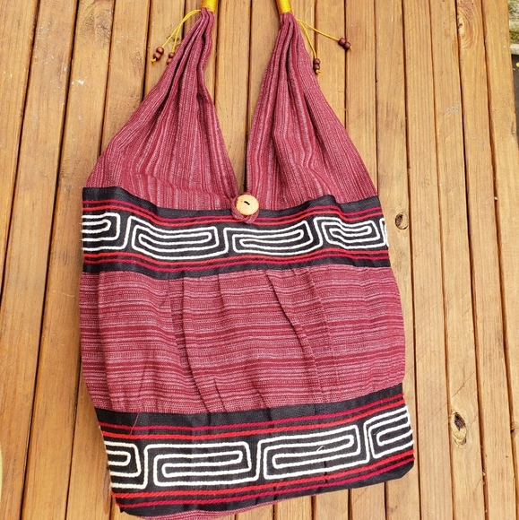 Boho Fabric Shoulder Bag - Picture 6 of 13
